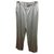 Escada silver grey trousers Silvery Silk Wool  ref.186127