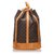 Louis Vuitton Brown Monogram Randonnee GM Leather Cloth  ref.186257