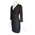 Diane Von Furstenberg Vintage DvF black wrap dress Nylon Rayon  ref.186350