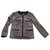 Chanel black and white tweed jacket FR34  ref.186407