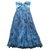 Chloé Chloe blue silk dress FR34  ref.186417