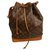 Louis Vuitton Noe GM purse bag. Brown Leather  ref.186436