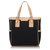 Burberry Black Canvas Tote Bag Brown Light brown Leather Cloth Pony-style calfskin Cloth  ref.186477