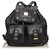 MCM Black Leather Backpack  ref.186665