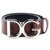 Dolce & Gabbana DG Belt new Brown Leather  ref.186822