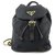 Prada chain backpack Black Synthetic  ref.186834