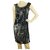 Helmut Lang Blue Gray Sleeveless Draped Open Back Bodycon Mini Dress size 10 Multiple colors Viscose  ref.186876