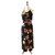 Autre Marque Floral Maxi Halter Neck Dress Multiple colors Viscose  ref.186881