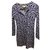 Diane Von Furstenberg DvF Reina dress Multiple colors Purple Silk Cotton  ref.186957