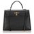 Hermès Hermes Black Kelly 35 Leather  ref.187093