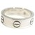 Cartier Silver 18K White Gold Love Ring Silvery Metal  ref.187096