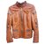 Gucci t leather jacket 38 Light brown  ref.187360