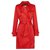 Burberry Trench-Coat Nouveau Polyamide Rouge  ref.187466