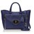 Mulberry Blue Leather Willow Navy blue Exotic leather  ref.187563