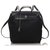 Hermès Hermes Black Canvas Herbag Backpack Leather Cloth Pony-style calfskin Cloth  ref.187790