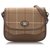 Burberry Brown Plaid Cotton Crossbody Bag Beige Leather Pony-style calfskin Cloth  ref.187833