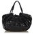 Chanel Black Stretch Spirit Hobo Bag Cloth Plastic Cloth  ref.187858