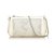 Borsa a catena Chanel in pelle con caviale traforato bianco Crudo  ref.187909