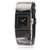 Chanel Black Patent Leather Watch Steel Metal  ref.187931