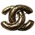 Chanel Quilted brooch. Golden Gold-plated  ref.188273