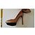 Décolleté Balmain in pelle d'agnello dorata D'oro - vista 4