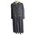 Vintage Robes Viscose Noir  ref.188593