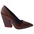 Aeyde Leder Pumps Dunkelrot Bordeaux