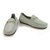 GUCCI Light blue suede leather silver tone HW moccasins loafers flat shoes 36.5 C  ref.188787