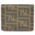 Fendi Bifold Wallet Brown Cloth  ref.188871