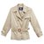 Burberry light jacket 40 Beige Polyester Polyamide Polyurethane  ref.188993