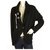 Marina Rinaldi Marina Sport Rinaldi Black Wool Knit One Button Cardigan Cardi Size L  ref.189007