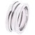 Autre Marque Anello BVLGARI B-ZERO # 48 Argento Oro bianco  ref.189608