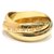 Love Cartier Ouro Anel Trinity clássico Les Must de Cartier Dourado Metal  ref.189725