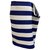 "Jacquemus" deckchair skirt "Marseille parasols" navy waist skirt 40 New with tag Navy blue Polyester  ref.188625