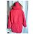 Hermès HERMES Daunenjacke Parka rote Kapuze mit Pelzkragen T.38 - Ansicht 3