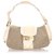 Fendi Brown Zucca Canvas Baguette White Leather Cloth Pony-style calfskin Cloth  ref.190055