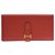Hermès Hermes Bearn wallet Orange Leather  ref.190194