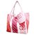 Tote bag + new chanel visor Pink White Fuschia Cotton  ref.190246