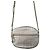 Celine Daoust Celine C Charm Bag Quilted Laminated Medium Silver
