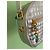 Celine Daoust Celine C Charm Bag Quilted Laminated Medium Silver - view 3
