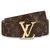 Louis Vuitton Mini ceinture LV monogramme Marron  ref.190495