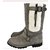 CHANEL Gray suede biker boots with very good condition T fur.39 Grey Deerskin  ref.190512
