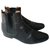 Hermès HERMES Men's leather boots T41,5 IT Black  ref.190514