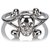 Dior Silver Tete de Mort Diamond Ring Silvery Metal  ref.191018