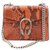 Gucci Dionysus Leather Mini Bag Red Orange Coral  ref.191090