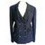 CHANEL Nueva chaqueta de tweed azul marino T44 con etiqueta Lana  ref.191349