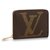 Louis Vuitton LV zippy coin new Marron  ref.191446