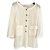 Chanel tamanho do casaco 36 Branco Algodão  ref.191842