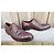 Derby Gucci in pelle marrone scuro 42 IT - vista 4