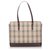 Burberry Brown House Check Canvas Tote Bag Multiple colors Beige Leather Cloth Pony-style calfskin Cloth  ref.191972